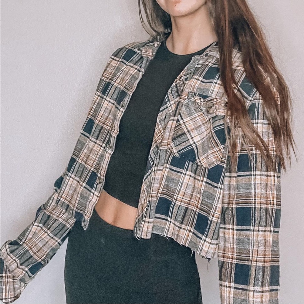 O’Neil cropped flannel